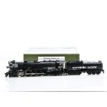 Challenger Imports Ltd Brass American HO Gauge Steam Locomotive and Tender by Samhongsha Korea, a