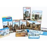 Vollmer HO Gauge Layout Model Building Sets, a boxed group of unmade kits comprises 3775 Mansions,