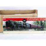 Hornby 00 Gauge R1045 Marks and Spencer Evening Star Train Set, comprising BR green Class 9F