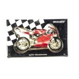 A Minichamps 1:6 Ducati 996 Motorcycle (Undecorated Race Version), #062 011200, in original box,