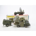 CIJ No.3/96 Mobile Anti-Aircraft Searchlight, drab military green diecast cab, plastic back and