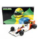 A Lang (Minichamps) 1:12 Ayrton Senna Collection McLaren MP 4/4, 1988 World Champion, #540 881212,