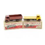 Dinky Supertoys 511 Guy 4-Ton Lorry, 1st type brown cab, back and ridged hubs, black wings and