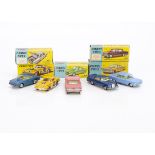 Corgi Toy Cars, 222 Renault Floride, scarce metallic blue body, lemon interior, 253 Mercedes-Benz