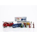 Dinky Supertoys 955 Fire Engine, with extending ladder, in original box, loose 282 Duple