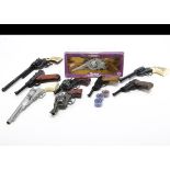 Model Cap Guns, including Crescent Denver Revolver, in original box, loose Lone Star James Bond