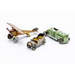 Tinplate Penny Toys, Hammerer & Kuhlwein Racing Car, green body, RN6, 'H.K 446' reg, 4 Seater Open