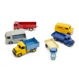 Dinky Toy Small Commercial Vehicles, 480 Bedford 'Kodak' Van, 25m Bedford End Tipper, yellow cab and