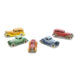 Pre-War Tootsietoy 5360 Bild-A-Car Set, comprising Graham Roadster, Graham Coupe (2), Graham