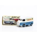 A French Dinky Toys 561 Citroen H Van 'Glaces Gervais', white upper body, mid-blue lower body and