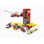 Construction & Haulage Diecast, including Shinsei Mini Power Climbing Crane 4138, in original box,