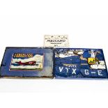 A Meccano Aeroplane Constructor No 1 loose in original box, comprising parts for blue and white Bi-