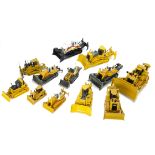 1:50 Crawler Tractors, by various makers including NZG, First Gear, Norscot, Universal Hobbies,