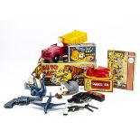 Toys, Remark Product clockwork Dodge Em Car, Marx Toys 'Auto Mac' Truck, Whirling Tail Cat With