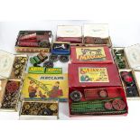 Collection of Meccano including Sets 0 and 4A and other parts, various loose parts with boxes for