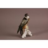 A Karl ENS porcelain figure of a peregrine falcon, 23,5cm, 7514