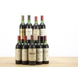 Bordeaux Vintage Red Wine 1964-1975, 9 assorted bottles including 1 bottle Chateau du Moulin 1964, 1