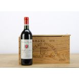 Bordeaux Chateau Poujeaux 1990 OWC, 1 case of 6 bottles of Chateau Poujeaux 1990 Medoc vintage red