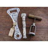 A selection of twenty various corkscrews and wine related items, some in original boxes including