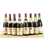Rhone Vintage Red Wine, 8 assorted bottles including 3 bottles of J.L.Chave Hermitage 1978, 2