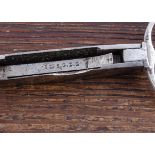 A French nickel plated 19th Century lever pocket corkscrew, Remy Bechon-Morels' French patent No