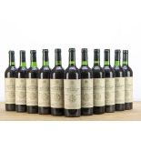 Bordeaux Chateau Lafon Rochet 1975, 11 bottles of Chateau Lafon Rochet 1975 St Estephe vintage red