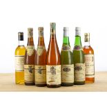 French and German Vintage White Wine, 7 assorted bottles including 1 bottle of Donnhoff Oberhauser