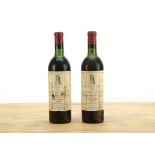 Bordeaux Chateau Latour 1960, 2 bottles of Chateau Latour 1960 Pauillac 1er Cru Classé vintage red