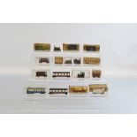 A quantity of assorted N Gauge model railway, including locomotives, coaches, wagons and track