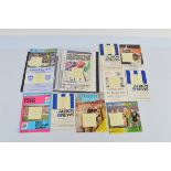 A collection of West Bromwich Albion football programmes, mostly relating to various Cup games