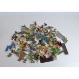 A quantity of plastic toy soldiers, including Crescent Toy co Ltd etc
