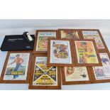 A large quantity of assorted reproduction film and music posters, all framed. Together with a