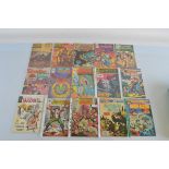 A collection of assorted comics, dating from 1950s through to 1980s examples. Various publishers