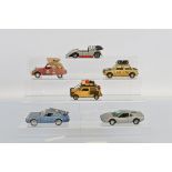 Six Polistil models, including 1:25 and 1:26 scale models of African Safari examples
