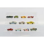 Nine Corgi Toys models, including a 007 NEW James Bond's Aston Martin DB5, together with a Dinky