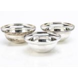 A large set of vintage silver plated bowls, approx 100, 10.5cm diameter, similar to finger bowls but