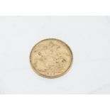 A Victorian full gold sovereign, dated 1900, VF