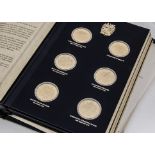 A set of 1970s Sir Winston Churchill centenary medallions, produced by John Pinches in 1974,