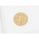 An Edward VII gold full sovereign, dated 1910, VF-EF