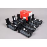 A Tray of Canon Battery Grips, A Canon BG-E2 grip, in maker's box, with manual, six BG-ED3 grips and