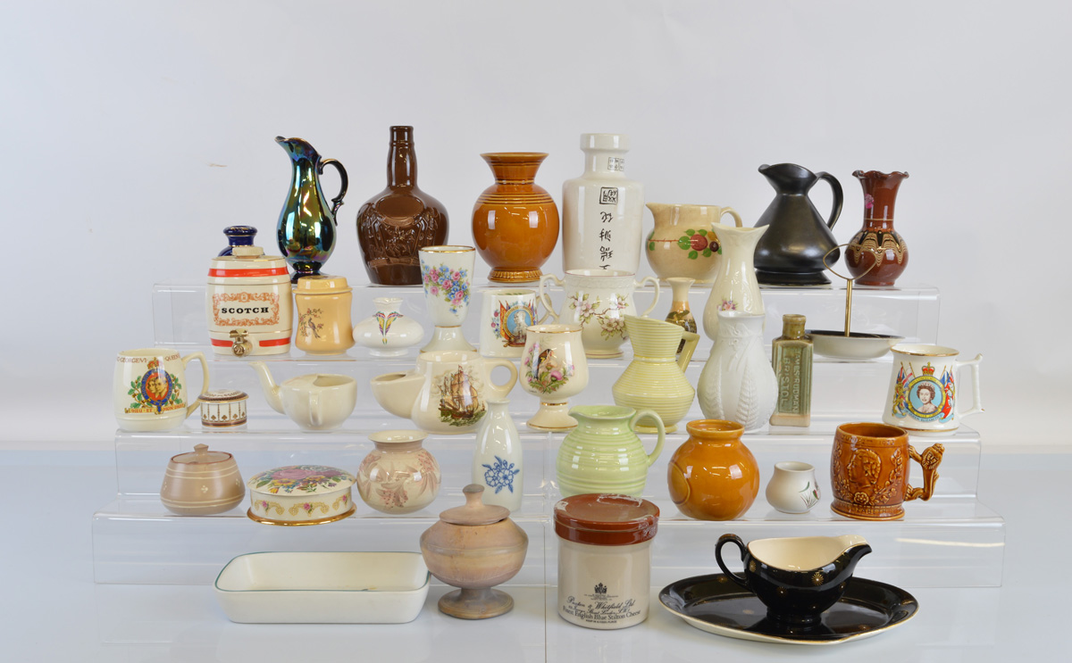 A large quantity of assorted ceramics, including Royal Art Pottery, Jersey, Ridgways, Royal