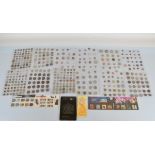 A collection of assorted British and World coinage, including £5 coins, modern Euros and GBP, pre-