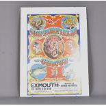 Two W.E Berry Ltd printed Circus posters, one for Chipperfield Circus, Exmouth - Imperial Recreation