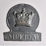 Imperial Fire Insurance Company Fire Marks, 1803-1902, W40C, F-G, W40G, tinned iron, G-VG,