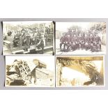 Postcards, various - mostly P2, RP Fareham Fire Brigade, posed group, with horse-drawn steam fire