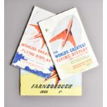 Farnborough Air Show Programmes, 1949, 1950, 1952, 1953, 1954, 1955, 1957, and others to 1970 (