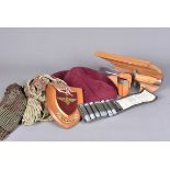 A collection of various items, to include a mounted bayonet, a Parachute regiment wooden plaque, a