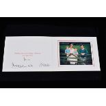 HRH Charles Prince of Wales and Diana Princess of Wales sign Christmas card, igned in black ink, '