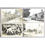 Postcards, P2 Album, RP including, Blunham, St Neots (1), Conington (5), Market Place, Fenstanton,