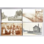 Postcards, RP railway interest - Stanley, Wakefield level crossing box (1), Carlton & Netherfield
